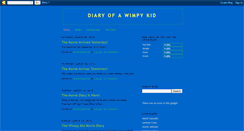 Desktop Screenshot of diarywimpykid.blogspot.com