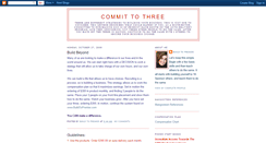 Desktop Screenshot of committothree.blogspot.com