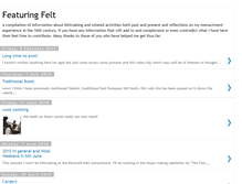 Tablet Screenshot of featuringfelt.blogspot.com