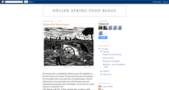 Desktop Screenshot of onlinefoodblogs.blogspot.com