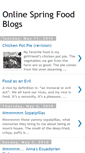 Mobile Screenshot of onlinefoodblogs.blogspot.com