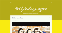 Desktop Screenshot of languages-de-kelly.blogspot.com
