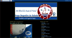 Desktop Screenshot of futsalgdgafanha.blogspot.com