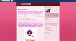 Desktop Screenshot of mispremios-elrincondepatry.blogspot.com