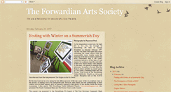 Desktop Screenshot of forwardianartssociety.blogspot.com