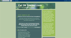 Desktop Screenshot of caliminsider.blogspot.com