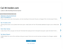 Tablet Screenshot of caliminsider.blogspot.com