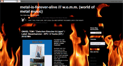 Desktop Screenshot of metal-is-forever-alive.blogspot.com