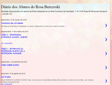 Tablet Screenshot of diarioalunosrosaberezoski.blogspot.com