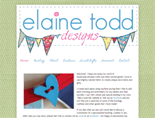 Tablet Screenshot of elainetodddesigns.blogspot.com