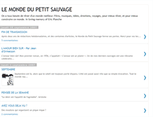 Tablet Screenshot of lepetitsauvage.blogspot.com