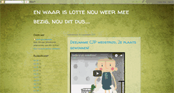 Desktop Screenshot of lottevanelsacker-lotte.blogspot.com