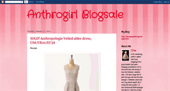 Desktop Screenshot of anthrogirlblogsale.blogspot.com
