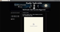 Desktop Screenshot of kurtlar-vadisi-pusu-izlettir.blogspot.com