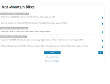 Tablet Screenshot of justmountainbikes.blogspot.com