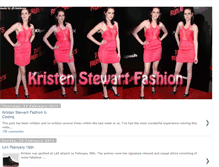 Tablet Screenshot of kristenstewartfashion.blogspot.com