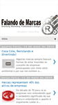 Mobile Screenshot of falandodemarcas.blogspot.com
