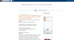 Desktop Screenshot of juegavoleibol.blogspot.com