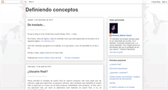 Desktop Screenshot of definiendoconceptos.blogspot.com