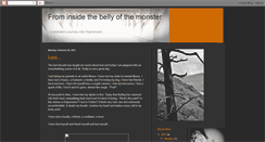 Desktop Screenshot of frominsidethebellyofthemonster.blogspot.com