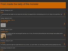 Tablet Screenshot of frominsidethebellyofthemonster.blogspot.com