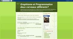 Desktop Screenshot of graphismeetprogrammation.blogspot.com