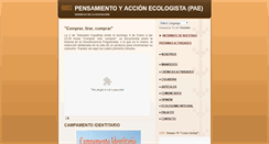 Desktop Screenshot of pensamientoyaccionecologista.blogspot.com