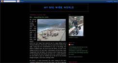Desktop Screenshot of mybigwideworld.blogspot.com