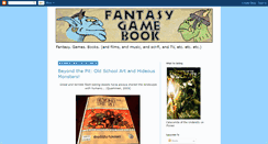 Desktop Screenshot of fantasygamebook.blogspot.com