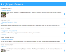 Tablet Screenshot of aglimpseofamour.blogspot.com
