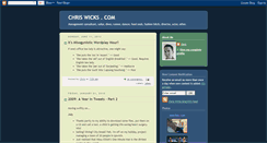 Desktop Screenshot of chris-wicks.blogspot.com