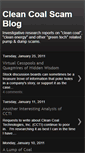 Mobile Screenshot of cleancoalscam.blogspot.com