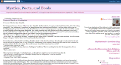 Desktop Screenshot of mysticspoetsandfools.blogspot.com