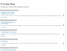 Tablet Screenshot of itisnotthat.blogspot.com