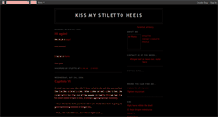 Desktop Screenshot of kissmystilettoheels.blogspot.com