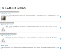 Tablet Screenshot of feeisaddictedtobeauty.blogspot.com