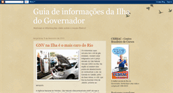 Desktop Screenshot of guiadailhadogovernador.blogspot.com