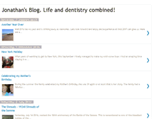 Tablet Screenshot of jonathansbloglifeanddentistrycombined.blogspot.com