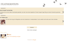Tablet Screenshot of feathersteps.blogspot.com
