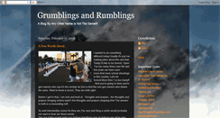 Desktop Screenshot of grumblingsandrumblings.blogspot.com