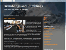 Tablet Screenshot of grumblingsandrumblings.blogspot.com