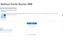 Tablet Screenshot of mashburnfamilyreunion2008.blogspot.com