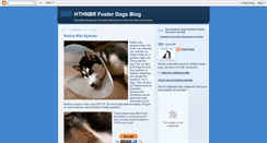 Desktop Screenshot of fosterdogsblog.blogspot.com