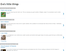Tablet Screenshot of eveslittlethings.blogspot.com