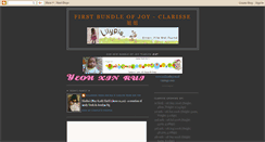 Desktop Screenshot of clarisseyeoh.blogspot.com