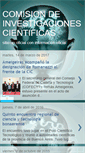 Mobile Screenshot of comisiondeinvestigacionescientificas.blogspot.com