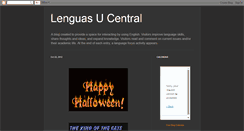 Desktop Screenshot of deptolenguasucentral.blogspot.com