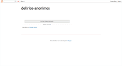 Desktop Screenshot of delirios-anonimos.blogspot.com