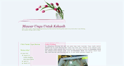 Desktop Screenshot of mawar-ungu-untuk-kekasih.blogspot.com