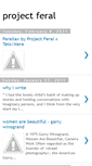 Mobile Screenshot of projectferal.blogspot.com